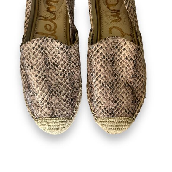 Sam Edelman Kesia leather slip on Espadrille flat - Picture 4 of 8